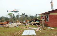 Foto de la galería: Primeras horas después del tornado en Tobuna