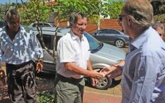 Foto de la galería: Ricardo Montaner, visita a Verónica y Carlos Nosiglia de Posadas