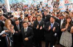 Sixto Fotografías. Sociedad. Cámara de Diputados - Nuevo Edificio y Discurso del Gobernador