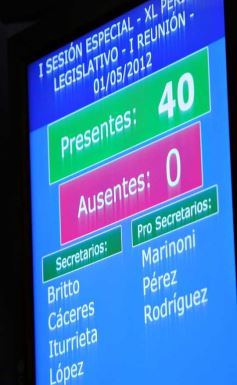 Foto de la galería: Apertura de las sesiones ordinarias de la Legislatura en el Teatro de Prosa