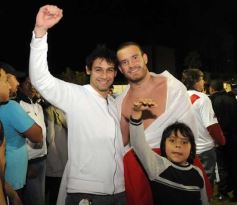 Foto de la galería: Festejos por el ascenso de Guaraní al Argentino A