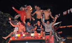 Foto de la galería: Festejos por el ascenso de Guaraní al Argentino A