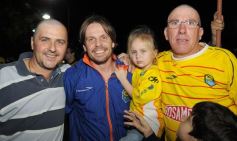 Sixto Fotografías. Deportes. Torneo Federal A - Crucero: Caravana y festejos por el ascenso al Nacional B