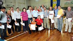 Foto de la galería: Acto de reconocimiento a dirigentes del básquetbol misionero