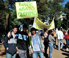 Foto de la galería: Segunda movilización por el boleto estudiantil gratuito