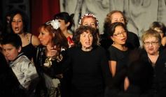 Foto de la galería: La Caterva de City Bell presentó su obra "Templo, estancia, batallón" en el primer encuentro de Teatro del Mercosur