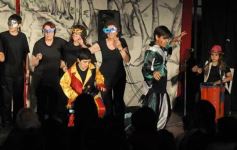 Foto de la galería: La Caterva de City Bell presentó su obra "Templo, estancia, batallón" en el primer encuentro de Teatro del Mercosur