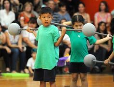 Foto de la galería: Fiesta de Educación Física del Colegio Del Carmen en el Instituto Provincial de Deportes
