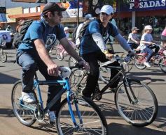 Foto de la galería: La bicicleteada del Roque reunió a 4 mil solidarios