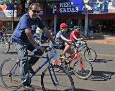 Foto de la galería: La bicicleteada del Roque reunió a 4 mil solidarios