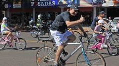 Foto de la galería: La bicicleteada del Roque reunió a 4 mil solidarios