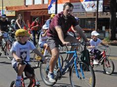 Foto de la galería: La bicicleteada del Roque reunió a 4 mil solidarios