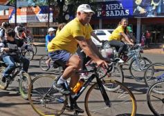 Foto de la galería: La bicicleteada del Roque reunió a 4 mil solidarios