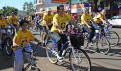 Foto de la galería: La bicicleteada del Roque reunió a 4 mil solidarios