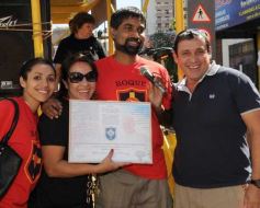 Foto de la galería: La bicicleteada del Roque reunió a 4 mil solidarios