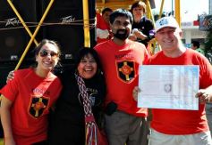 Foto de la galería: La bicicleteada del Roque reunió a 4 mil solidarios