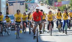 Foto de la galería: La bicicleteada del Roque reunió a 4 mil solidarios