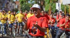 Foto de la galería: La bicicleteada del Roque reunió a 4 mil solidarios