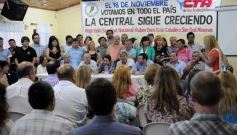 Foto de la galería: La CTA presentó a Grillo Caballero como su candidato