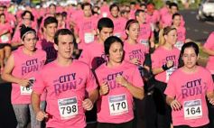 Sixto Fotografías. Deportes. City Run - Unos 400 atletas corrieron a favor de la vida sana en la costanera