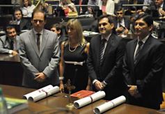 Foto de la galería: Con el 82,5% de los votos, Rovira fue reelecto presidente del Parlamento Misionero