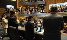 Foto de la galería: Con el 82,5% de los votos, Rovira fue reelecto presidente del Parlamento Misionero