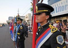 Sixto Fotografías. Sociedad. Acto aniversario - 158 años de la Policia de Misiones