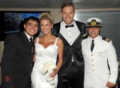 Foto de la galería: Nito Pitana y Romina Ortega dieron el "sí" en el catamarán