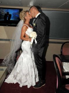 Foto de la galería: Nito Pitana y Romina Ortega dieron el "sí" en el catamarán