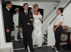 Foto de la galería: Nito Pitana y Romina Ortega dieron el "sí" en el catamarán