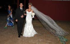 Foto de la galería: Nito Pitana y Romina Ortega dieron el "sí" en el catamarán