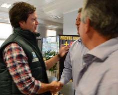 Foto de la galería: Sergio Massa desembarcó con su campaña presidencial en Posadas