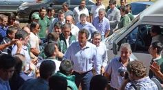 Foto de la galería: Sergio Massa desembarcó con su campaña presidencial en Posadas