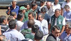 Foto de la galería: Sergio Massa desembarcó con su campaña presidencial en Posadas