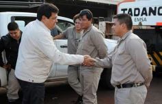 Foto de la galería: Emsa entrega equipos para los distritos de San Vicente y Puerto Iguazú