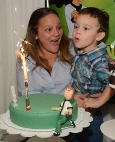 Foto de la galería: Valentín celebró sus cuatro años en el pelotero y con muchos mimos