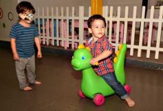 Foto de la galería: Valentín celebró sus cuatro años en el pelotero y con muchos mimos