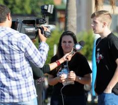 Foto de la galería: Cinco mil chicos pintaron el dibujo más largo del mundo en la costanera