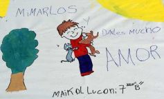 Foto de la galería: Cinco mil chicos pintaron el dibujo más largo del mundo en la costanera