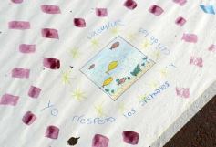 Foto de la galería: Cinco mil chicos pintaron el dibujo más largo del mundo en la costanera