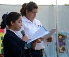 Foto de la galería: Recrearon la gesta de Mayo en el Colegio del Carmen