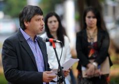 Foto de la galería: Pedro Etchegoin recibió el reconocimiento a la trayectoria en el acto central del Día del Periodista