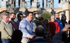 Foto de la galería: El presidente de Emsa y el gobernador Closs inauguraron un nuevo transformador en San Ignacio