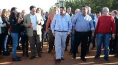 Foto de la galería: El presidente de Emsa y el gobernador Closs inauguraron un nuevo transformador en San Ignacio