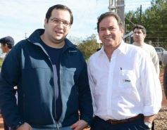 Foto de la galería: El presidente de Emsa y el gobernador Closs inauguraron un nuevo transformador en San Ignacio