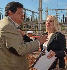 Foto de la galería: El presidente de Emsa y el gobernador Closs inauguraron un nuevo transformador en San Ignacio