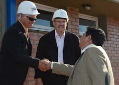 Foto de la galería: El presidente de Emsa y el gobernador Closs inauguraron un nuevo transformador en San Ignacio