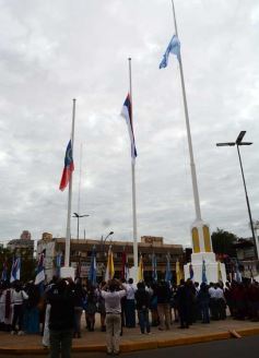 Foto de la galería: Histórico: izaron por primera vez la bandera de Posadas