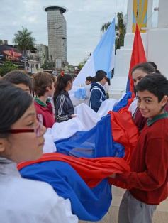 Foto de la galería: Histórico: izaron por primera vez la bandera de Posadas