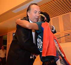 Foto de la galería: Rovira y Thomas firmaron un convenio para la construcción del Museo del Territorio Guaraní